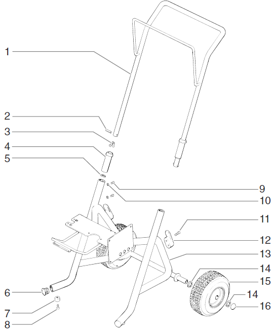 EP2400 Cart Assembly Parts